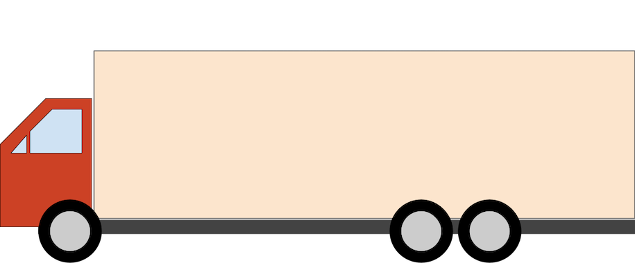 3-axle truck.